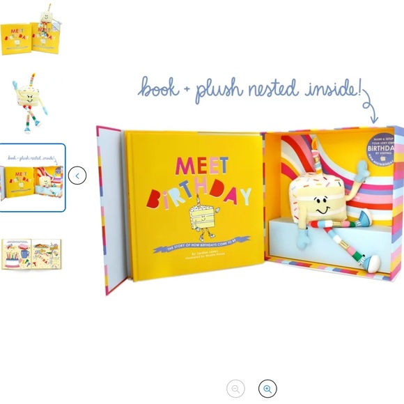 Meet Birthday: A Story of How Birthdays Come to Be (Book & Plush) NIB - Picture 5 of 6